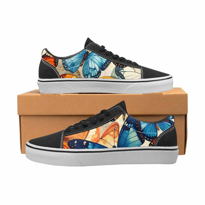 WOMEN'S Butterfly Wing Canvas Lace-Up Grunge Sneakers