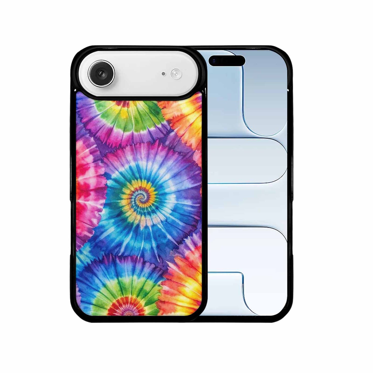 iPhone 17 Air Case — Tie Dye Spiral Rainbow Blended Tie, Custom Print Case Cover