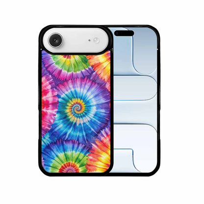 iPhone 17 Air Case — Tie Dye Spiral Rainbow Blended Tie, Custom Print Case Cover