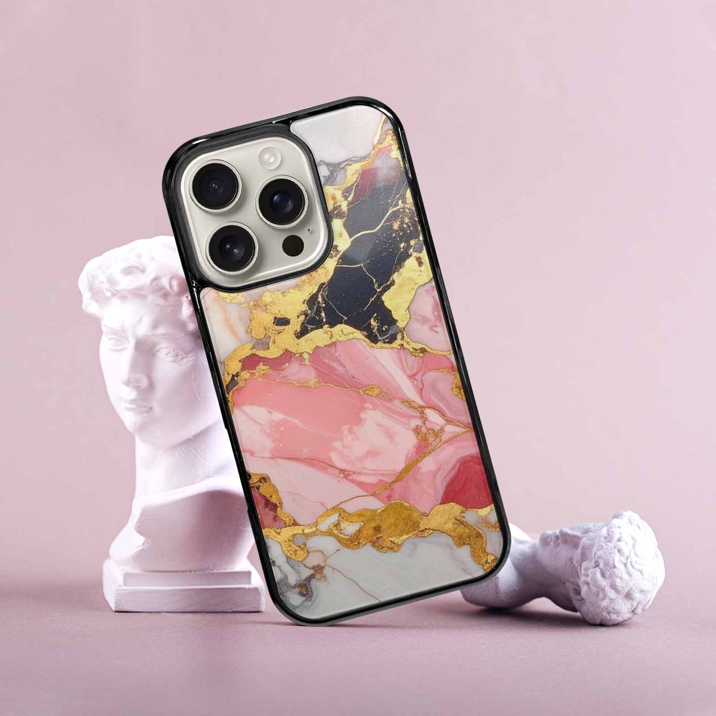 iPhone 16 Pro Case — Marble Vein Marble Veins Pattern Hundreds, Personalized Phone Case