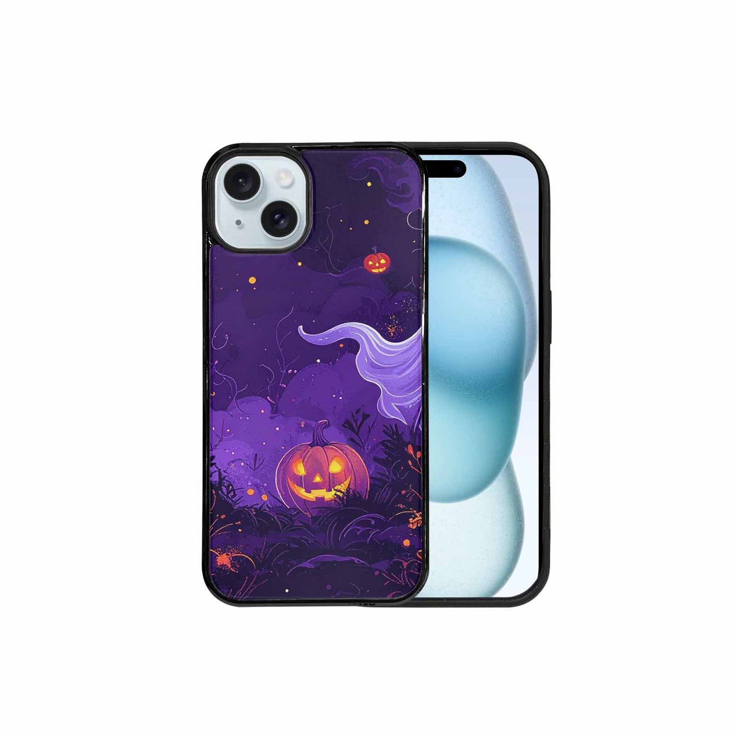 iPhone 15 Plus Case — Halloween Art Print Edge To Edge, Original Design Phone Case