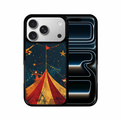 iPhone 17 Pro Case — Vintage Circus Art Pattern Retro Vintage, Custom Print Case Cover