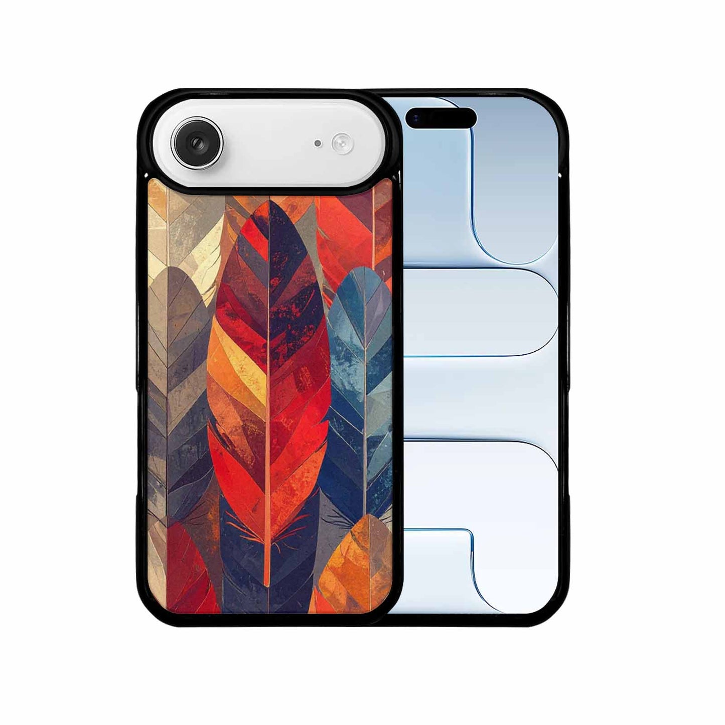 iPhone 17 Air Case — Retro New Year Feather Retro Vintage, Custom Phone Case
