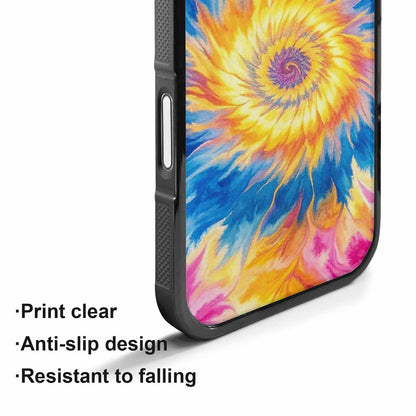 iPhone 17 Case — Small Tie Dye Swirl Tie Dye, Custom Art Phone Cover