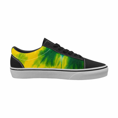WOMEN'S Tie Dye Classic Canvas Lace-Up Dark Academia Custom Sneakers