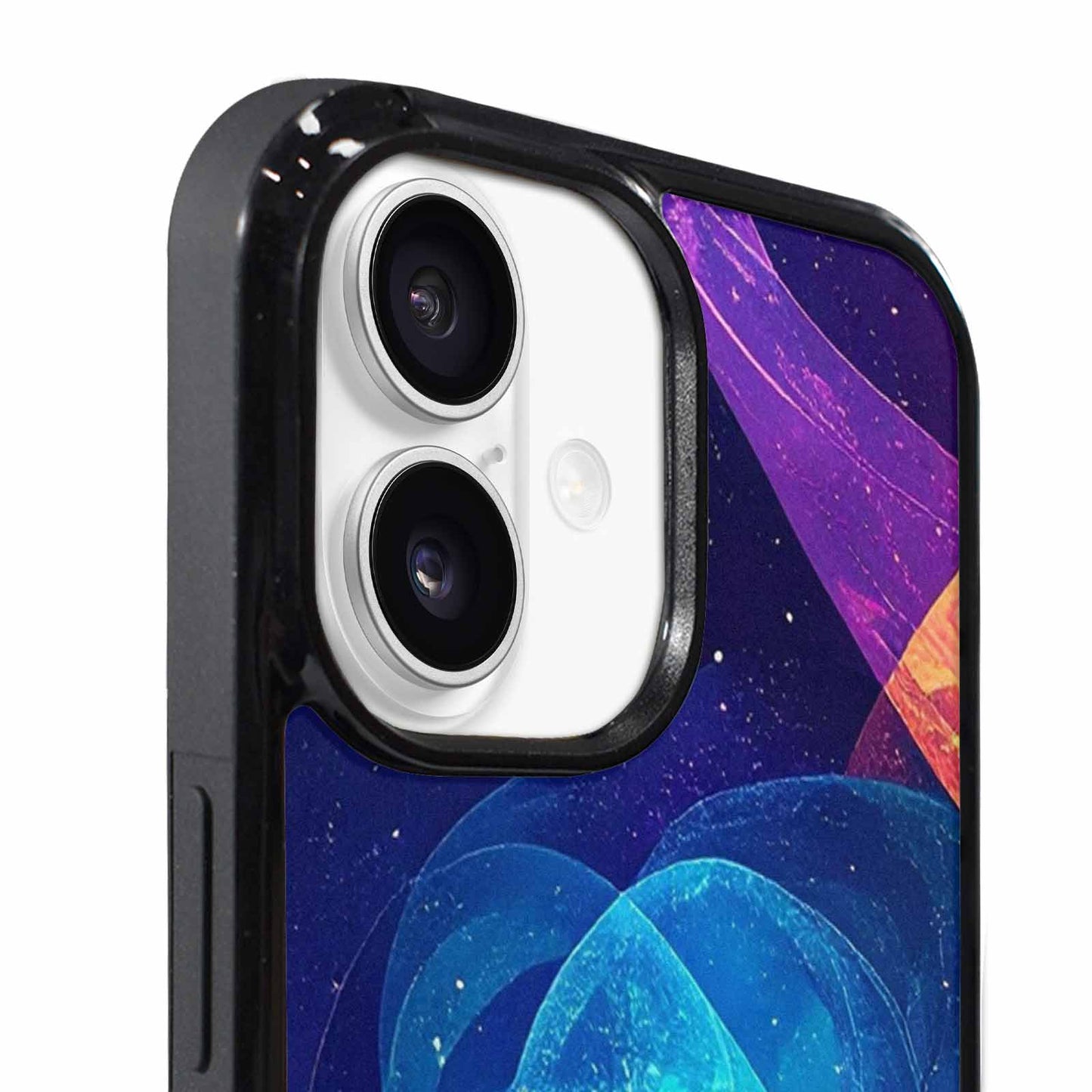 iPhone 17 Case — Rose Galaxy Art Seamless Galaxy Space, Custom Printed Phone Case