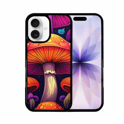 iPhone 17 Case — Psychedelic Mushroom Cartoon Pattern Cartoon Cute, Custom Art Phone Cover