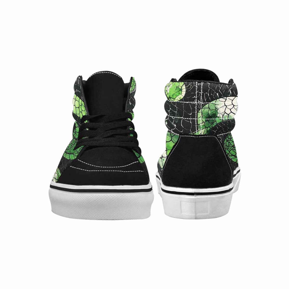 MEN'S Reptile Scale High Top Canvas Dreamlike Custom Shoes