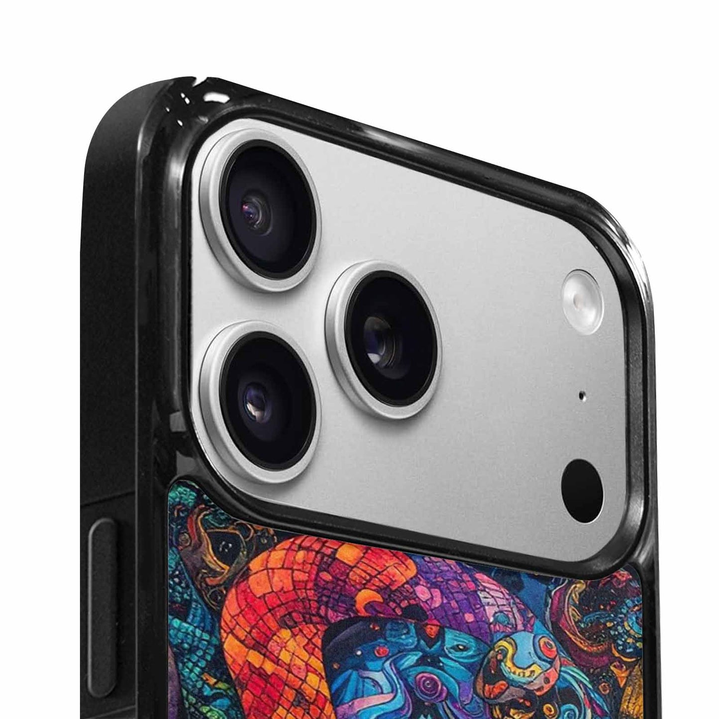 iPhone 17 Pro Max Case — Snakes And Skulls Collage Custom Gothic, Customized Protective Case