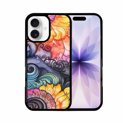 iPhone 17 Case — Tie Dye Swirls (black Tie Dye, Custom Designed Case Cover