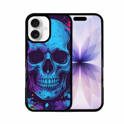 iPhone 17 Case — Skulls Splatter Comic Gothic Skulls, Custom Phone Case