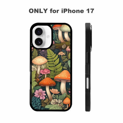 iPhone 17 Case — Mushrooms Botanicalmushrooms P Kzu Floral, Customized Protective Case