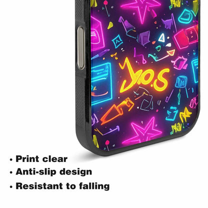 iPhone 16 Pro Max Case — 80s Retro Motif 80s Retro Motifs, Custom Designed Case Cover