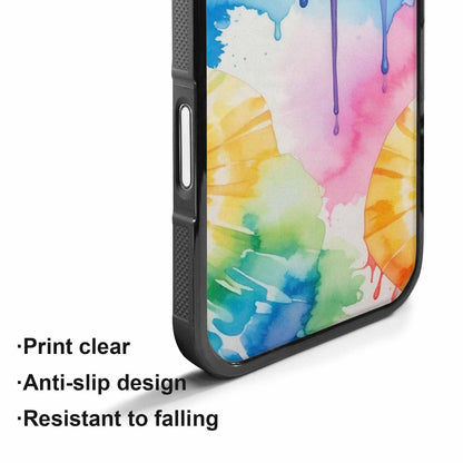 iPhone 17 Case — Dripping Tie Dye Spiral Custom Tie, Custom Print Case Cover
