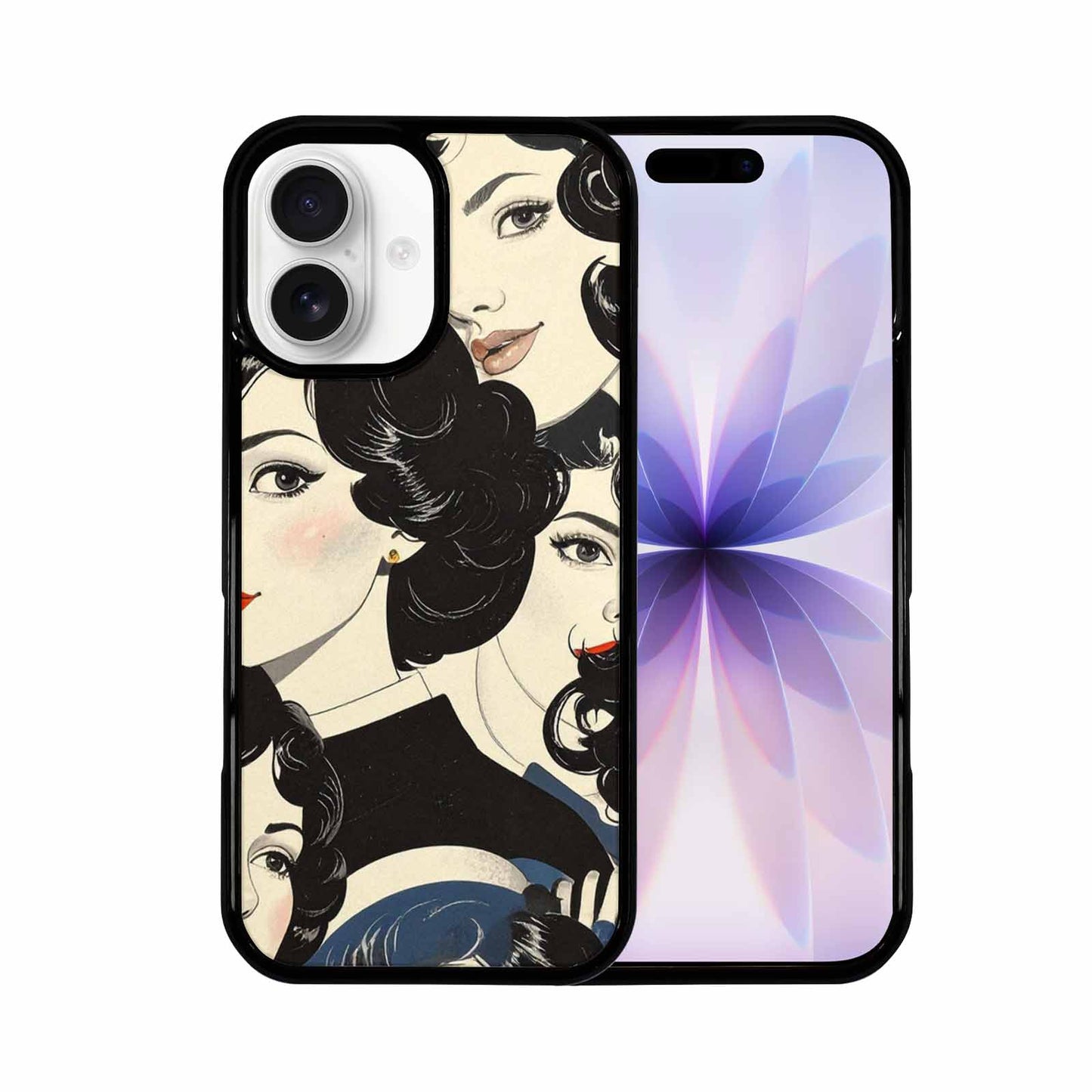 iPhone 17 Case — Seamless Repeating Pattern Of Retro Vintage, Original Design Phone Case