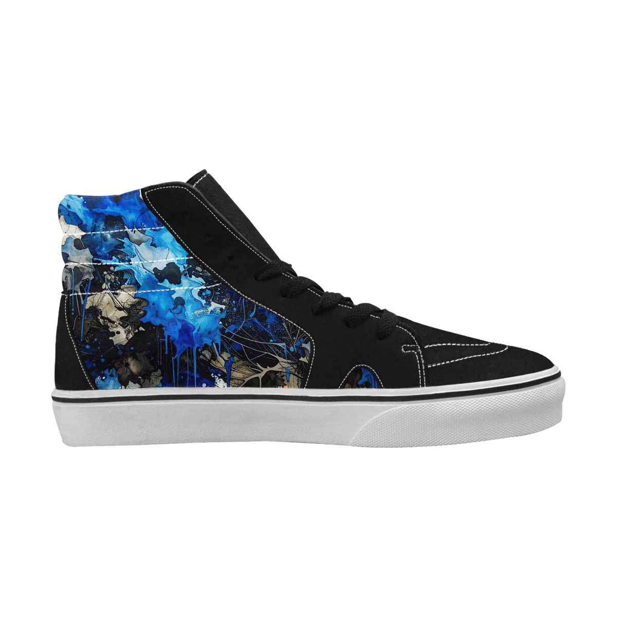 MEN'S Camo Patches High Top Canvas Neon Fantasy Shoes