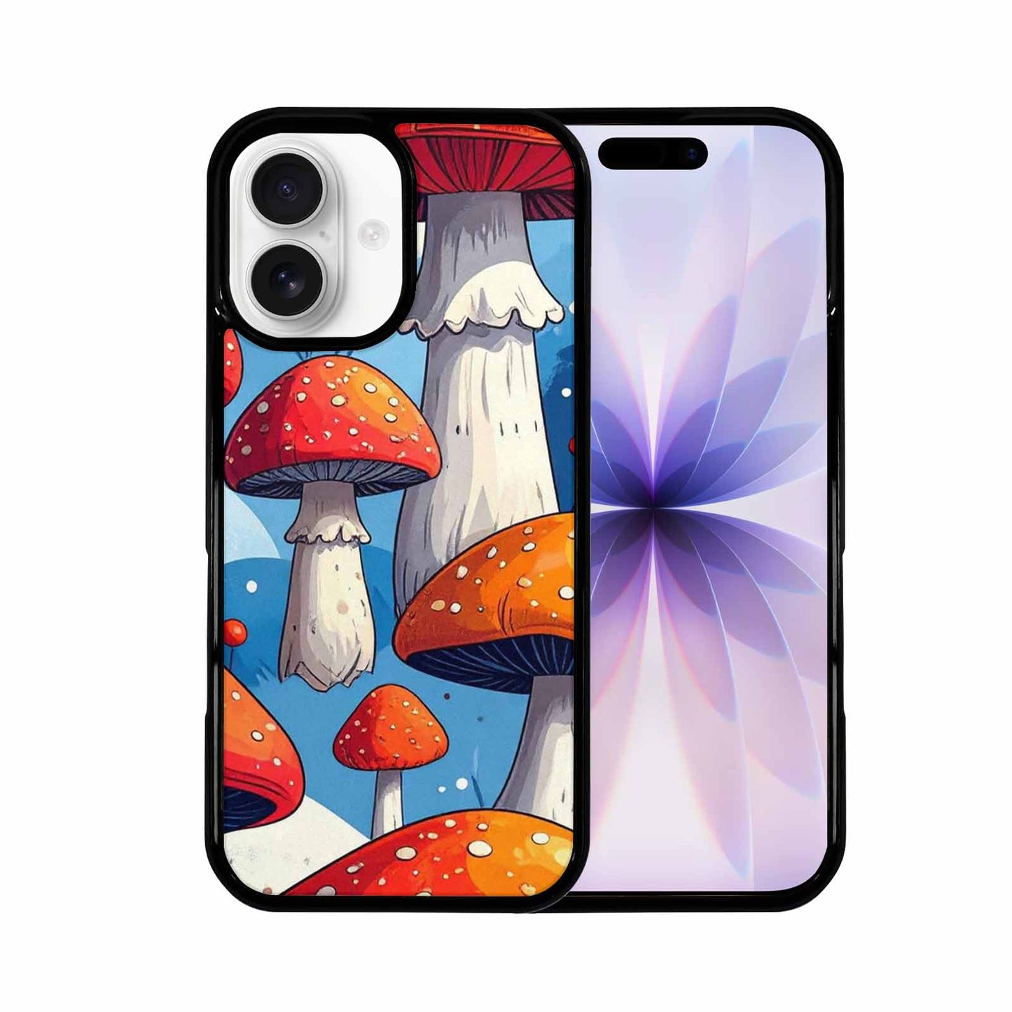 iPhone 17 Case — Vivid Winter Mushroom Cartoon Cute, Custom Printed Phone Case