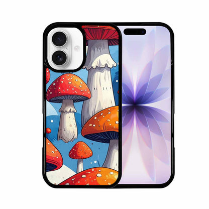 iPhone 17 Case — Vivid Winter Mushroom Cartoon Cute, Custom Printed Phone Case