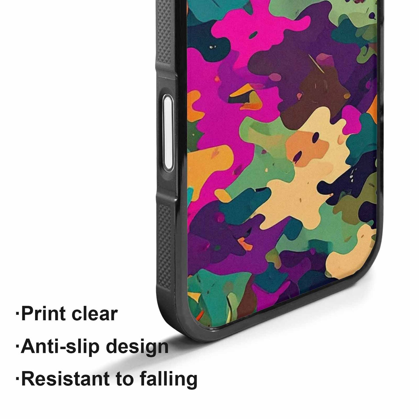 iPhone 17 Case — Small Military Camouflage Blotch Camo, Customized Protective Case