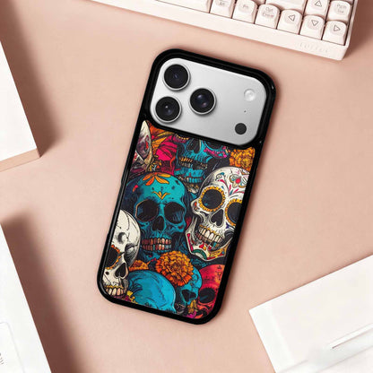 iPhone 17 Pro Case — Skull Dark Art Gothic Print Gothic, Custom Made Phone Cover