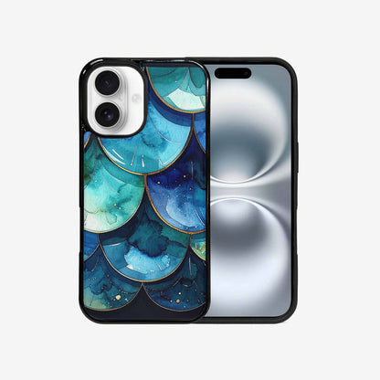 iPhone 16 Case — Mermaid Scale Art Pattern, Custom Designed Case Cover
