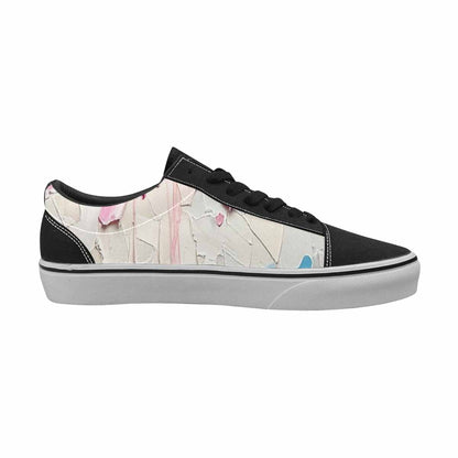WOMEN'S Transgender Pride Flag Lace-Up Canvas Aesthetic Shoes
