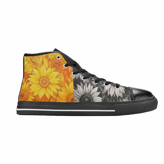 WOMEN'S Blend Melt Them High Top Canvas Dark Academia Custom Shoes