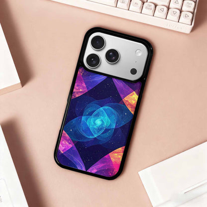 iPhone 17 Pro Case — Rose Galaxy Art Seamless Pattern Galaxy, Custom Print Case Cover