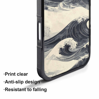 iPhone 17 Pro Max Case — Vintage Americana Wave Retro Vintage, Custom Printed Phone Case