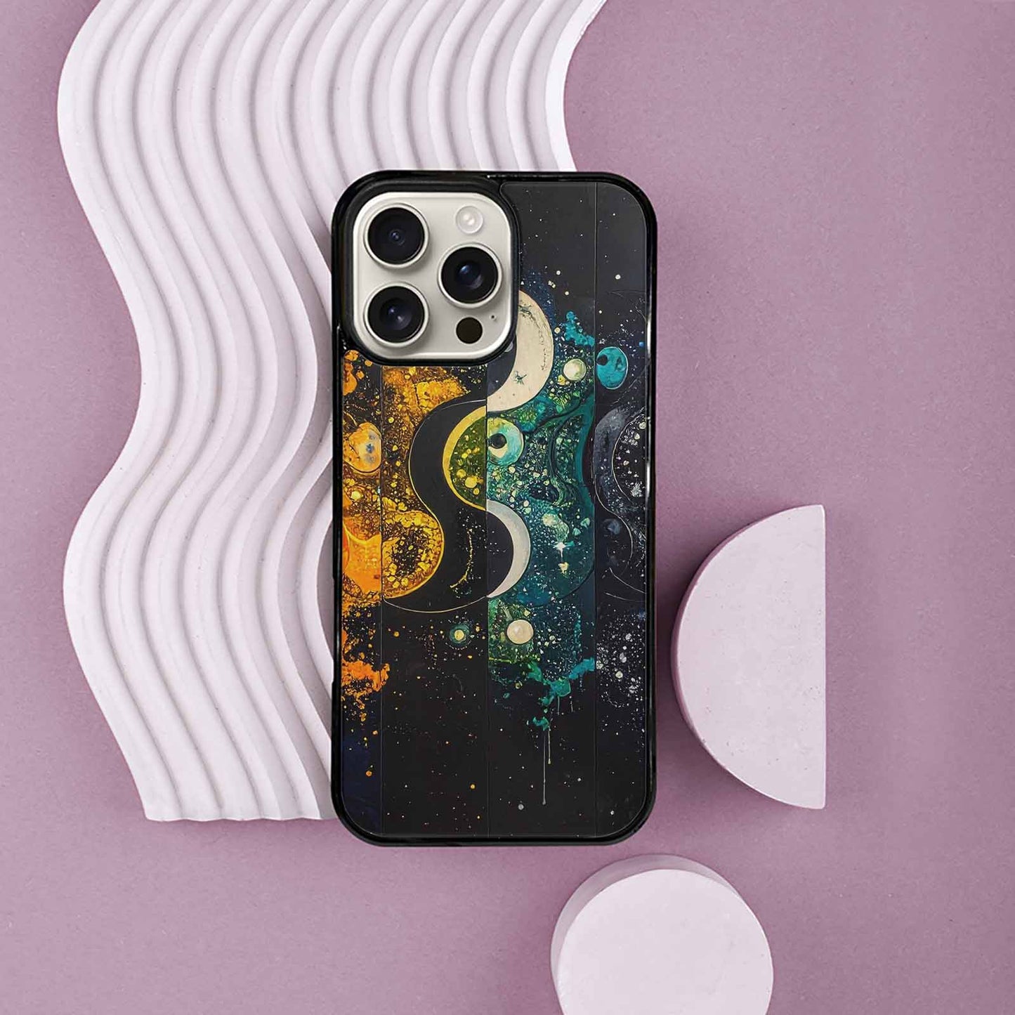 iPhone 16 Pro Max Case — Yin Yang Yin And Yang Symbol, Customized Protective Case