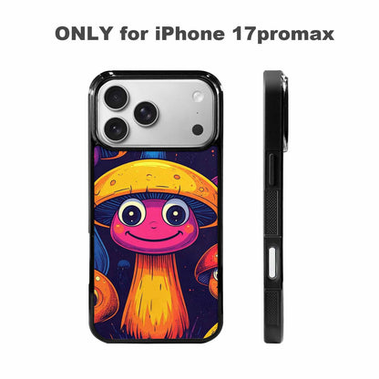 iPhone 17 Pro Max Case — Retro Mushroom Cartoon Art Retro Vintage, Custom Designed Case Cover