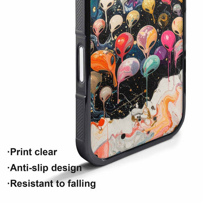 iPhone 17 Air Case — Aliens Marblealiens Pattern Uxx Alien Scifi, Custom Phone Case