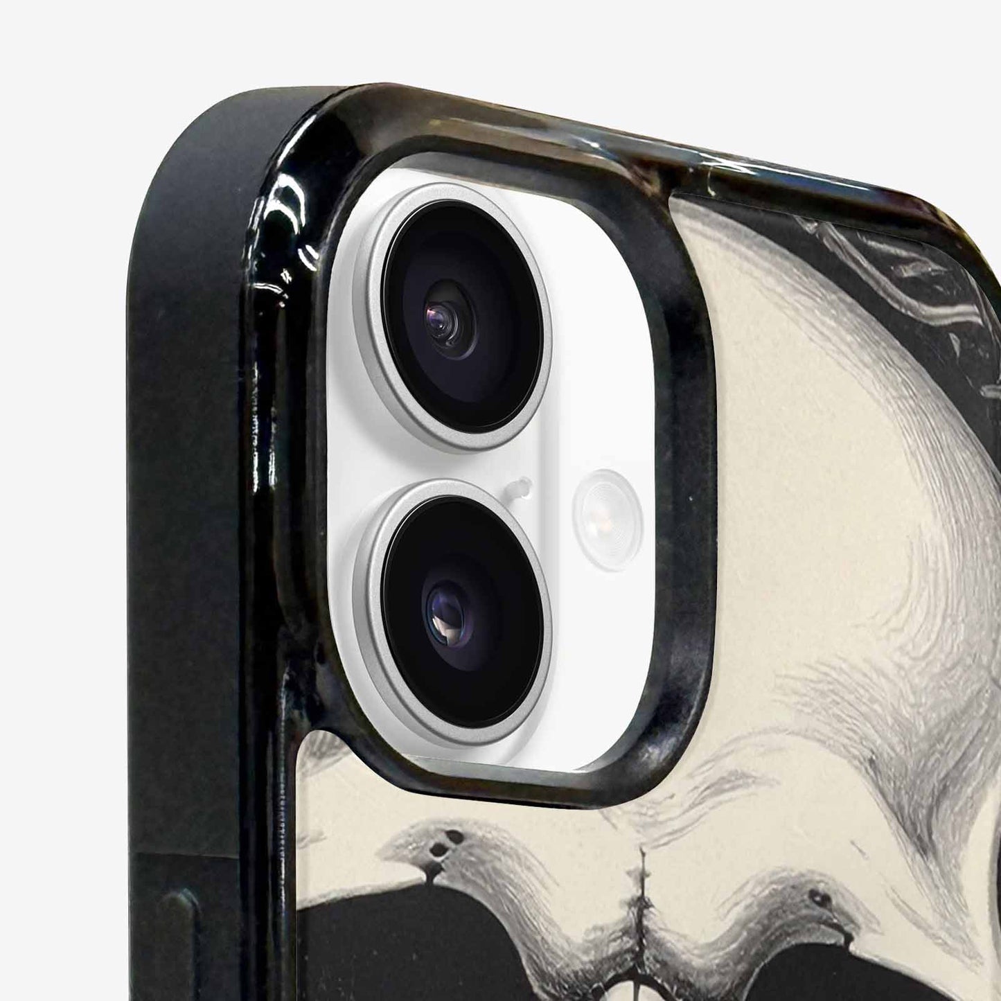 iPhone 16 Case — 20 Skulls Overlapping Seamless Tileable Pattern, Original Design Phone Case