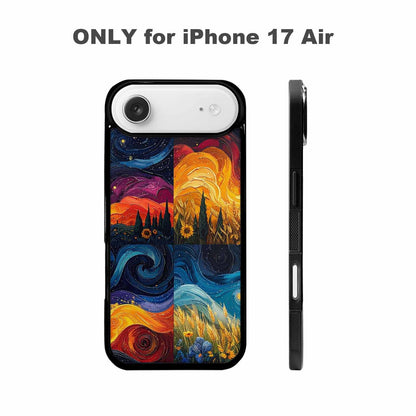 iPhone 17 Air Case — Small Van Gogh Style Swirl Galaxy, Original Design Phone Case