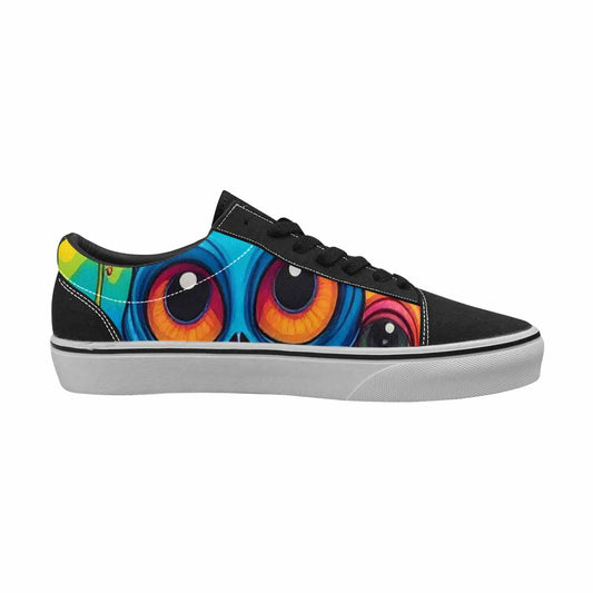 WOMEN'S Melting Aliens Lace-Up Canvas Surreal Shoes