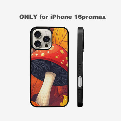 iPhone 16 Pro Max Case — Bold Autumn Mushroom Bold Autumn Mushroom, Custom Print Case Cover