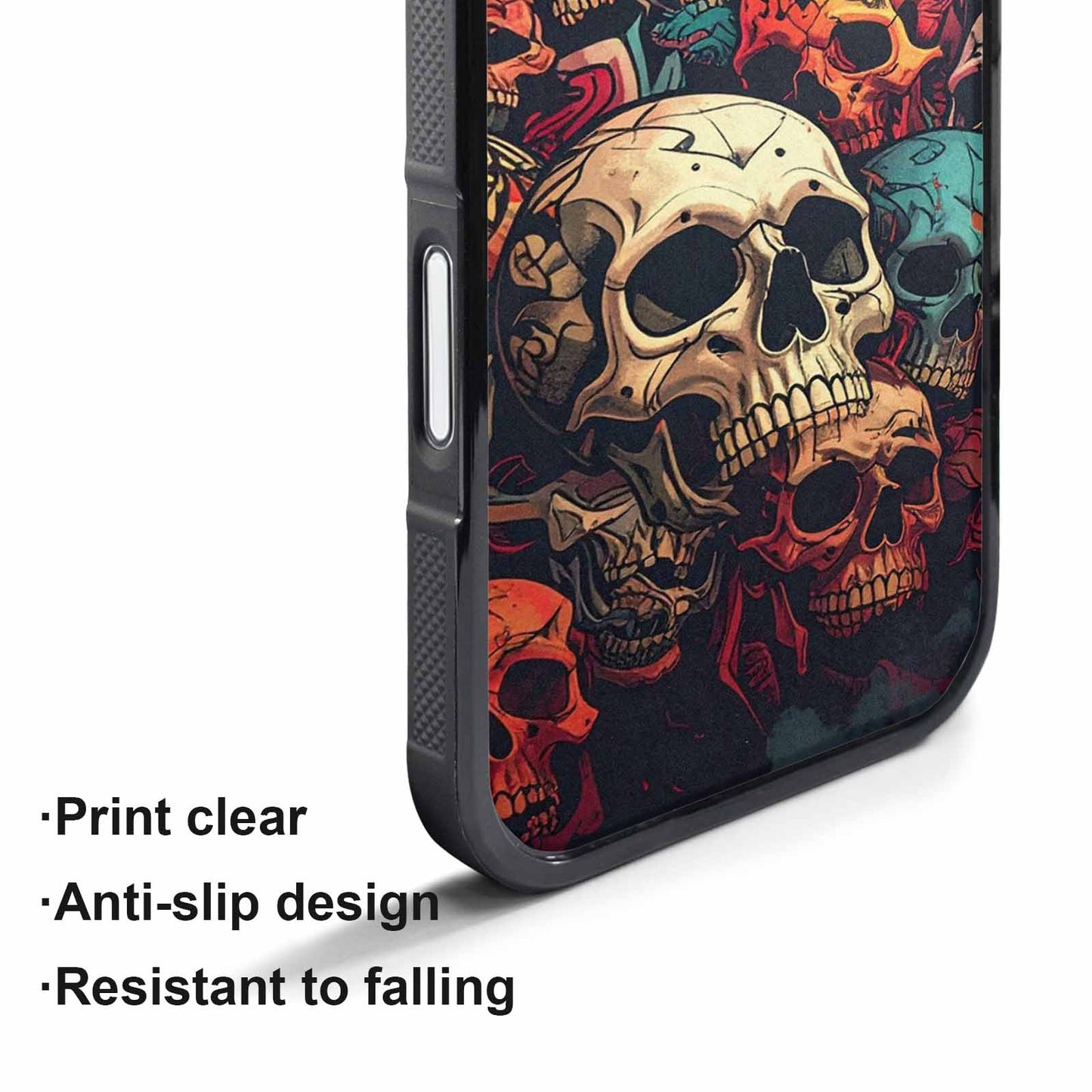 iPhone 17 Pro Max Case — Skull Dark Art Gothic Print Gothic, Original Design Phone Case