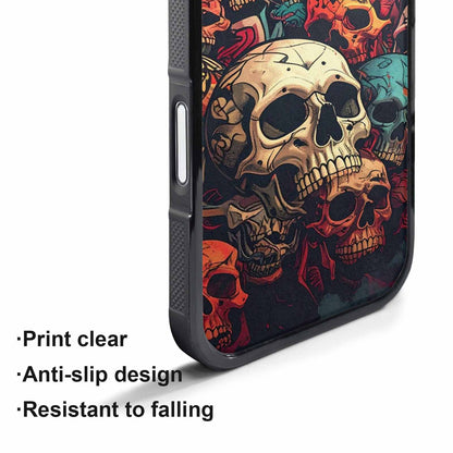 iPhone 17 Pro Max Case — Skull Dark Art Gothic Print Gothic, Original Design Phone Case
