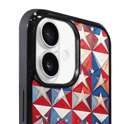 iPhone 17 Case — Small American Flag Stars Galaxy Space, Customized Protective Case