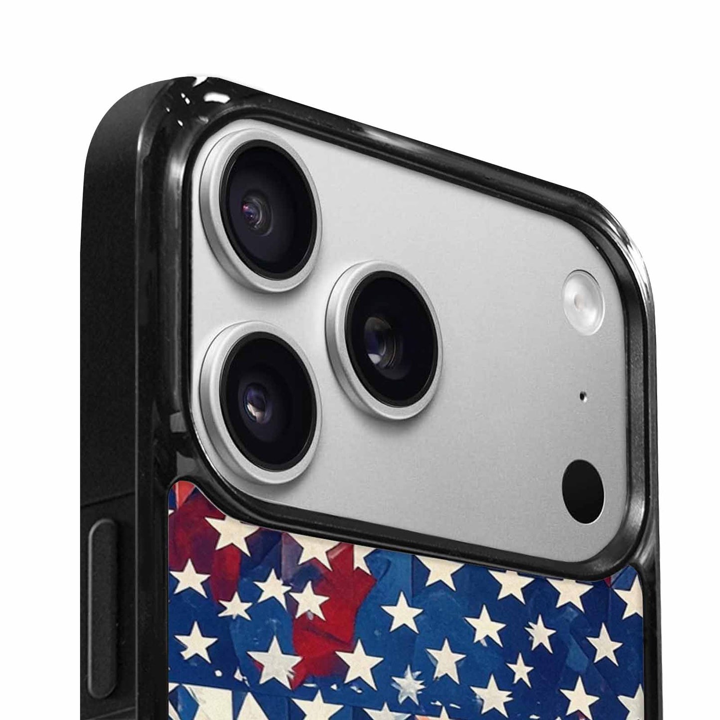 iPhone 17 Pro Case — Small American Flag Stars And Galaxy, Custom Print Case Cover