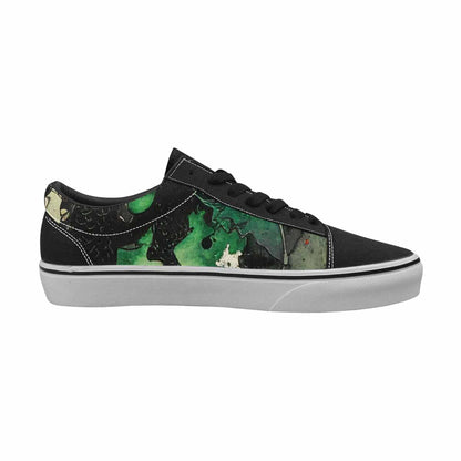 WOMEN'S Dragon Scale Lace-Up Canvas Grunge Custom Shoes