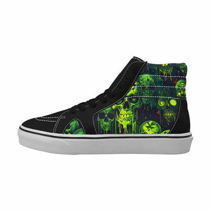 MEN'S More Overlapping Ontop Each High Top Canvas Dark Academia Custom Sneakers