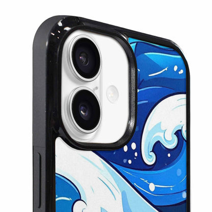 iPhone 17 Case — Glossy Winter Wave Cartoon Cute, Custom Art Phone Cover