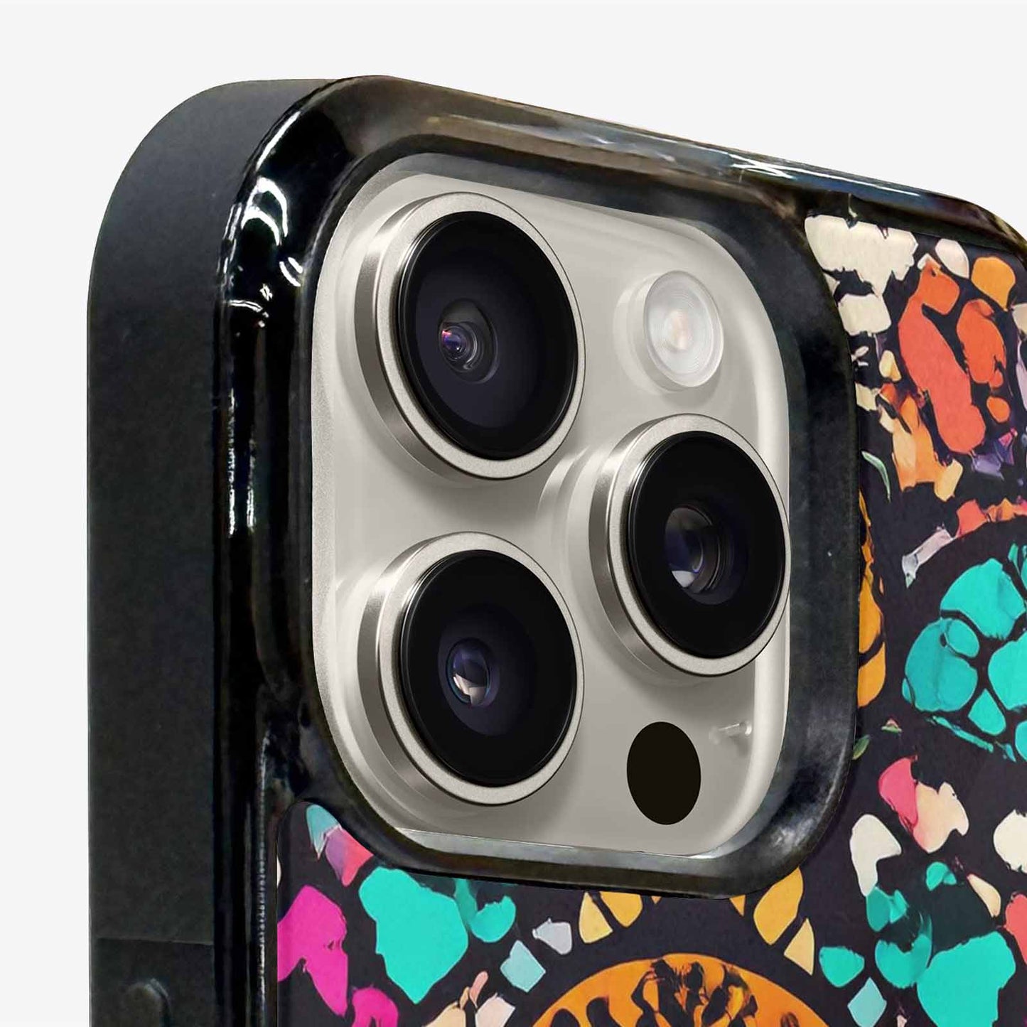 iPhone 15 Pro Max Case — Snake Print Skull, Custom Designed Case Cover