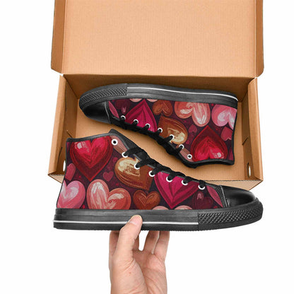 WOMEN'S No Words Or High Top Canvas Aesthetic Custom Sneakers