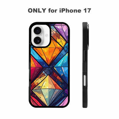 iPhone 17 Case — Vintage Summer Diamond Retro Vintage, Custom Made Phone Cover
