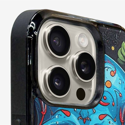 iPhone 15 Pro Max Case — Graffiti Skull, Original Design Phone Case
