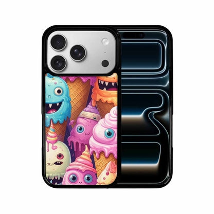 iPhone 17 Pro Case — Melting Icecream Cone Monster Original Art, Custom Phone Case