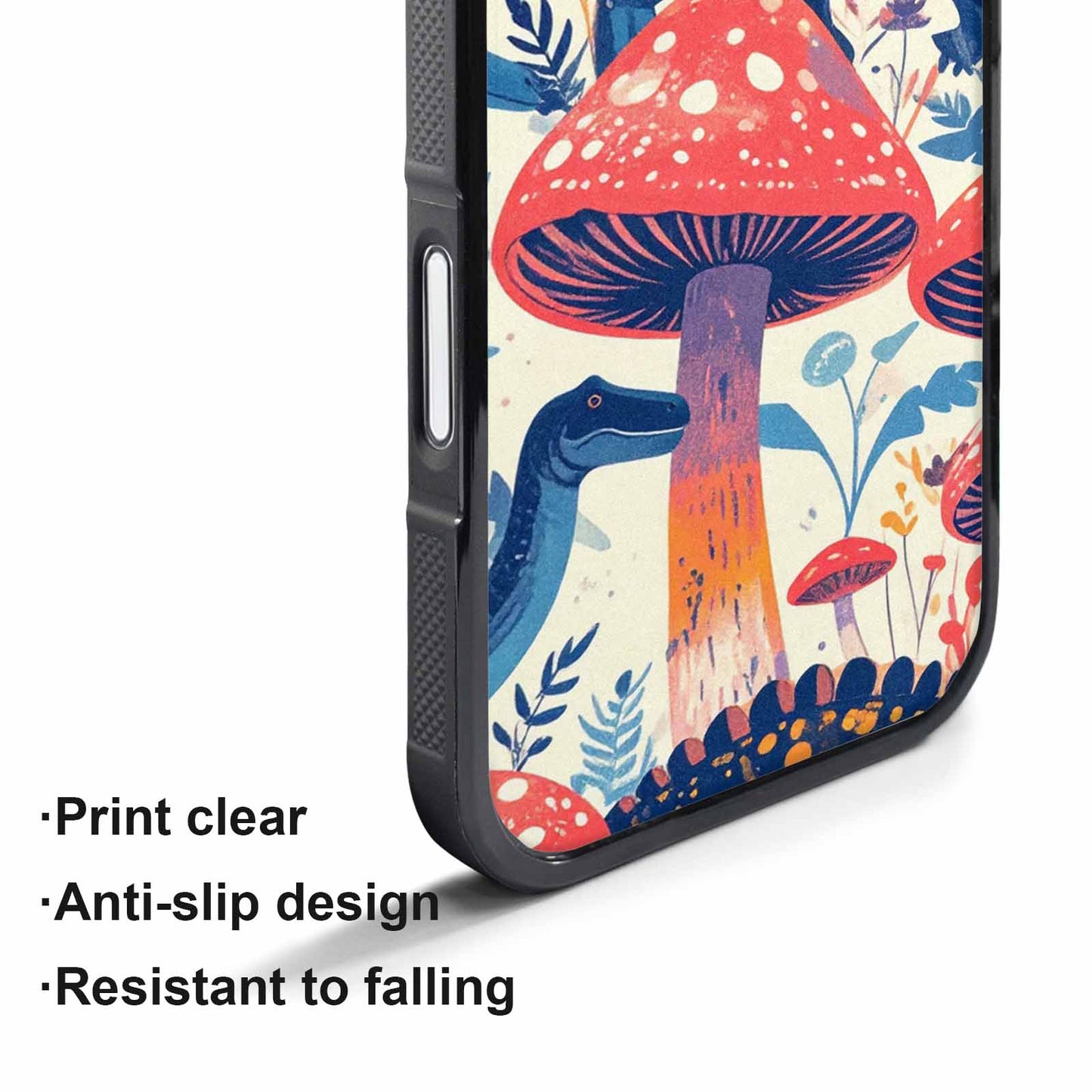 iPhone 17 Air Case — Vintage Dinosaurs Mushroom Retro Vintage, Custom Designed Case Cover