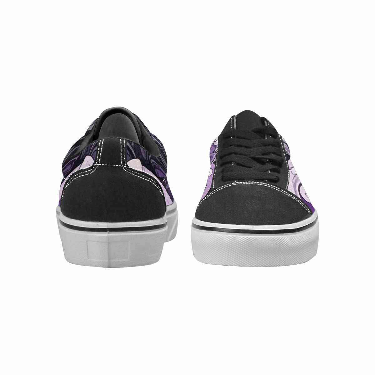 WOMEN'S Asexual Flag Color Canvas Lace-Up Vibrant Chaos Sneakers